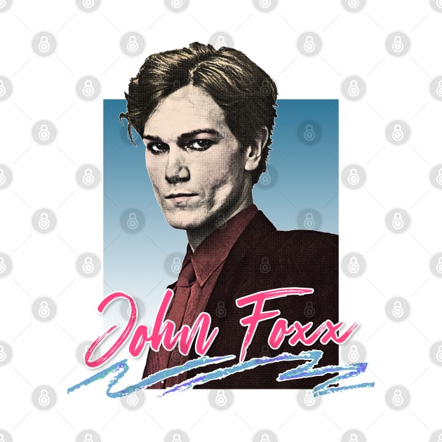 John Foxx /\\/\\\\/ 80s Styled Aesthetic Fanart Design by DankFutura