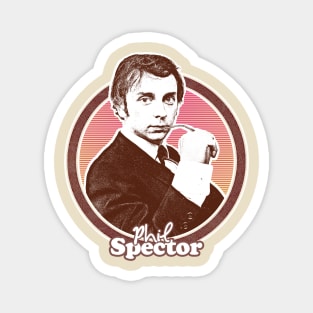 Phil Spector // Retro Fan Art Deisgn Magnet