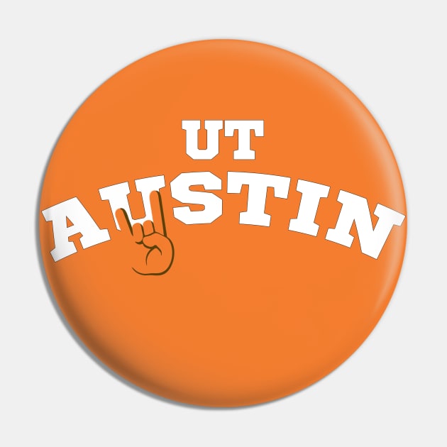 UT Austin Longhorn Pin by outrigger