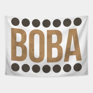 Boba Balls Typography Tapestry