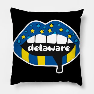 Delaware Lips Pillow