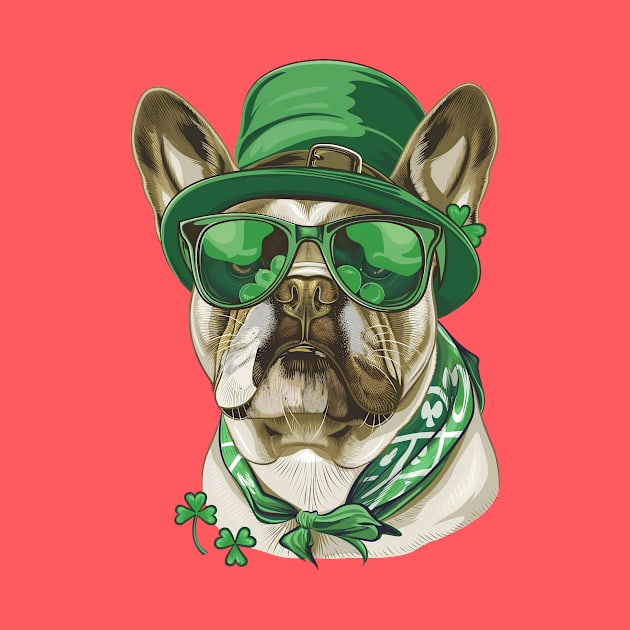 French Bulldog Leprechaun Dog St. Patricks Day by Wintrly