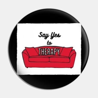 Say Yes to Therapy! Pin