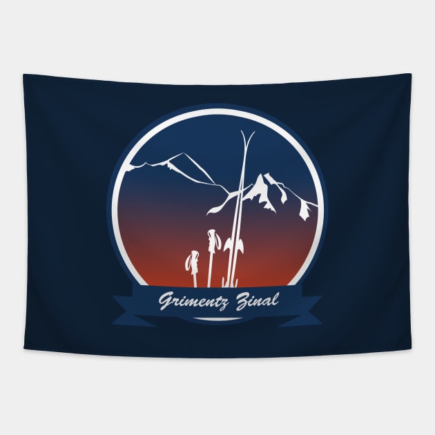 Grimentz Zinal leewarddesign Tapestry by leewarddesign