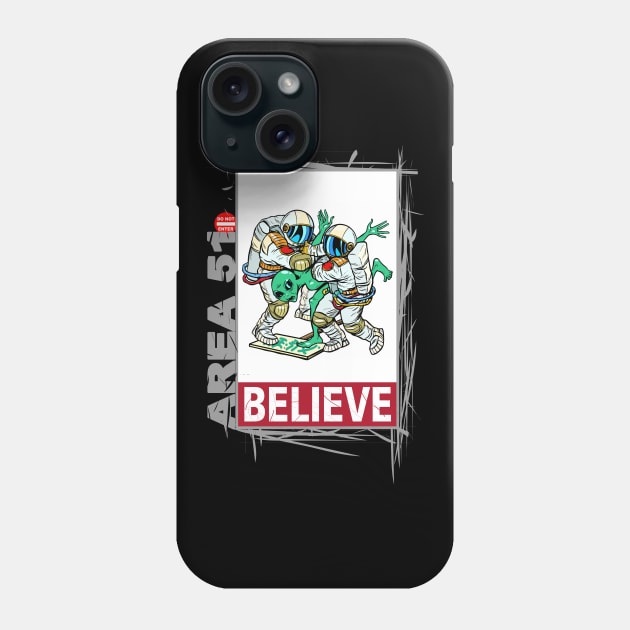 Area 51, I Believe! Alien Collection #006c Phone Case by jonathanptk