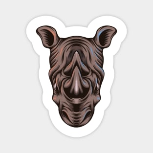 Rhino Head Magnet