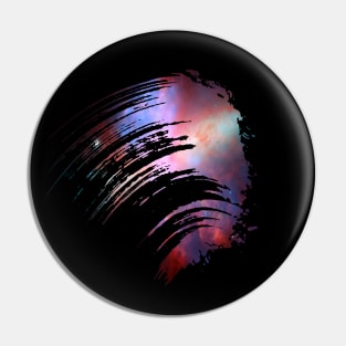 Large paint brush stroke galaxy whoosh Pin