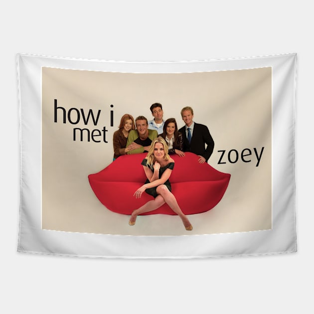 How I Met Zoey Tapestry by MaxencePierrard