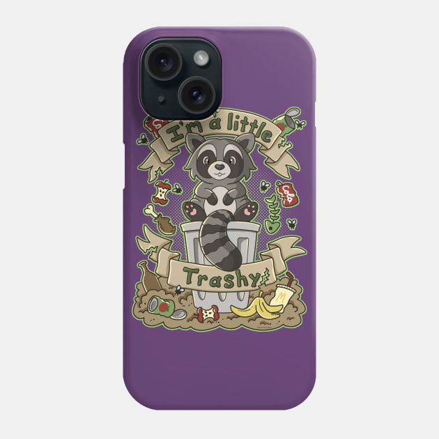 Little Trashy Phone Case by beckadoodles