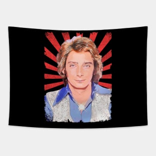 barry manilow Vintage Fan Art Tapestry