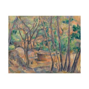 Millstone and Cistern under Trees by Paul Cezanne T-Shirt