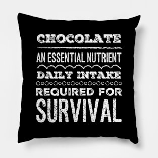 Chocolate An Essential Nutrient Pillow