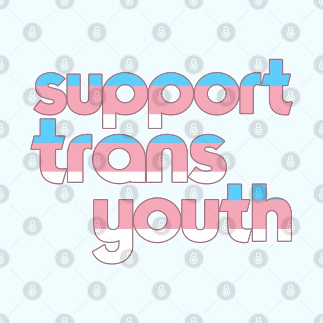 Support Trans Youth ))(( Transgender Flag Design by darklordpug