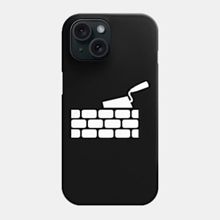 Mason trowel wall Phone Case