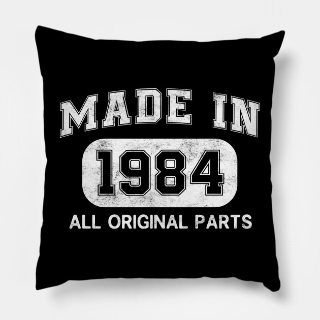 Made in 1984 Birthday gifts 38 Years old 38th Bday Present Pillow by flandyglot