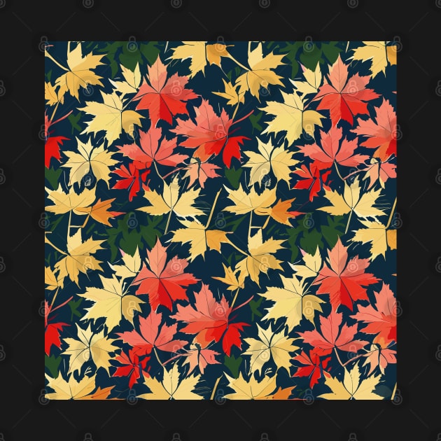 Maple leaf pattern by designfurry 