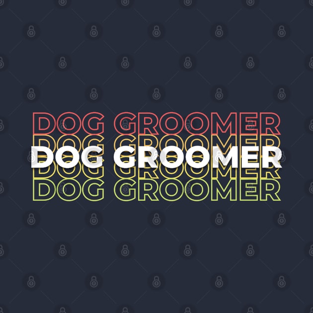 Dog groomer, rainbow by Anna.Moore.Art