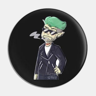 Cool Anti >:) Pin