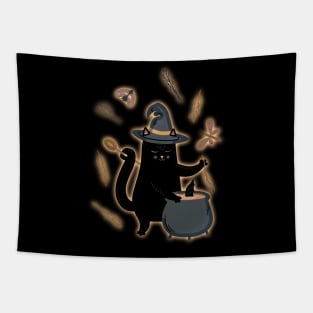 Witchy Cat Tapestry