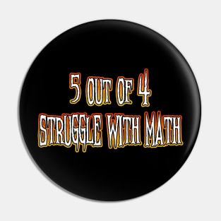 Struggle With Math Pin