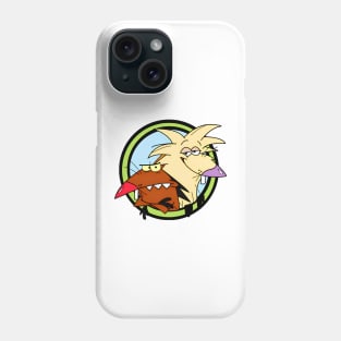 the anry beaver Phone Case
