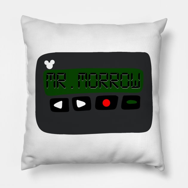 Paging Mr. Morrow Pillow by jasmineclarino