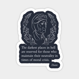 Dante Quote, The Divine Comedy, Inferno, Canto 3 Magnet