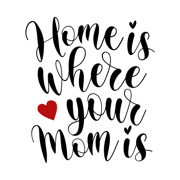Home Is Where Your Mom Is Mother's Day Inspirational Quote by Jasmine Anderson