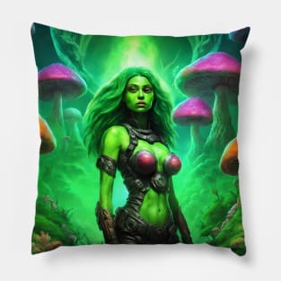 Journey to the Moons of Zircon-9 Pillow