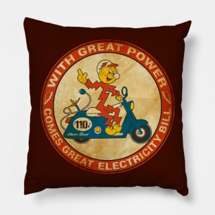 Great Electricity Bill Pillow