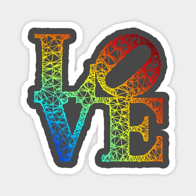 LOVE (Robert Indiana) Magnet by TRIME