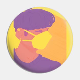 Grape-pop Sunset Pin