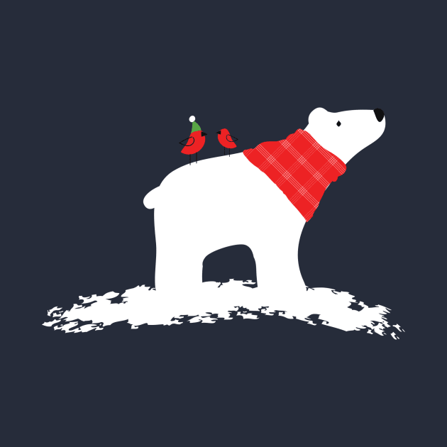 Holiday polar bear by tfinn