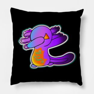 Jack O Lantern Axolotl Halloween Trick Or Treat Pillow