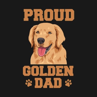 Proud Golden Dad Design for a Golden Dad T-Shirt