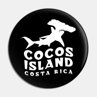 Hammerhead Shark Diving In Costa Rica - Cocos Island Pin