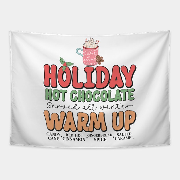 Holiday Hot Chocolate Tapestry by Machtley Constance