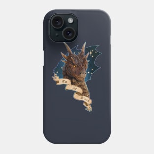 To the Stars Dragonheart Draco Portrait Fan Art Painting Phone Case