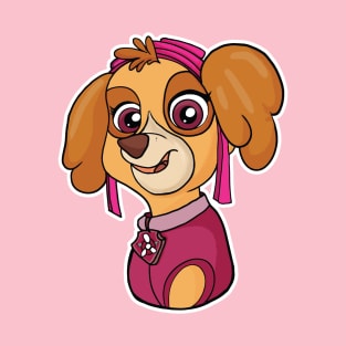 SKYE PAW PATROL FAN ART DESIGN T-Shirt