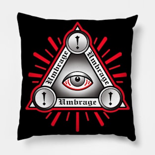 umbrage all seeing angry eye Pillow