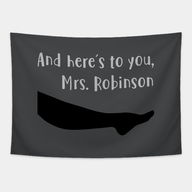 Mrs Robinson, silver Tapestry by Perezzzoso