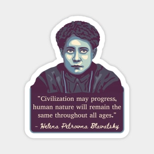 H. P. Blavatsky Portrait and Quote Magnet