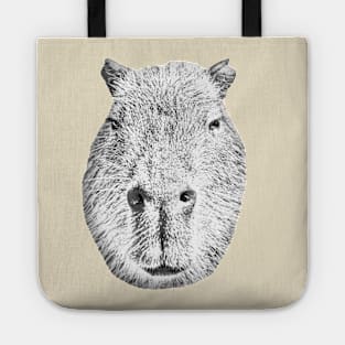 Capybara face on! Tote