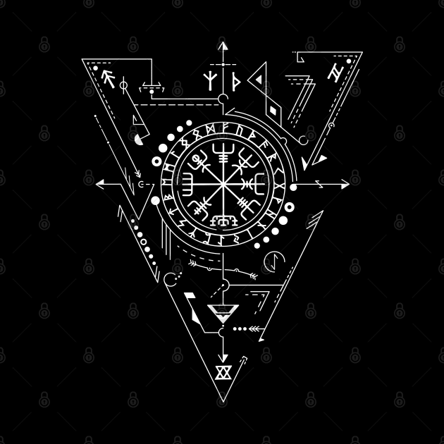 Vegvisir - The Viking Compass | Norse Pagan Symbol by CelestialStudio