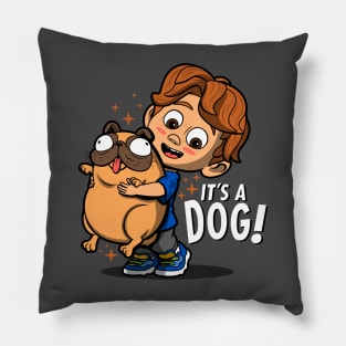 Funny Cute Dog Lover Its So Fluffy Meme Parody Pillow