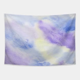 Abstract Watercolour 4 (Purple-Yellow) Tapestry