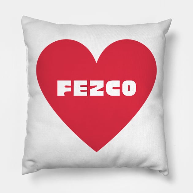 fezco heart Pillow by little-axii