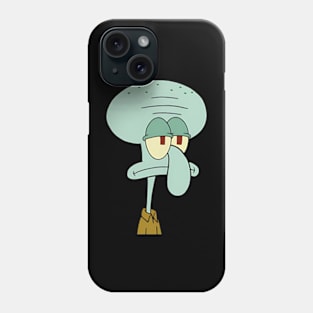 squidward, funny, sad mood Phone Case