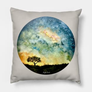 The lonely tree Pillow