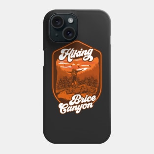 Hiking vintage badge Brice Canyon Phone Case